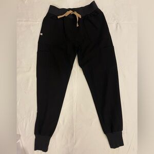FIGS Technical Collection - XS Black Nepal - Slim Jogger Scrub Pants